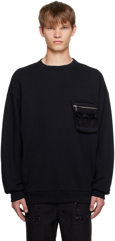 Photo: UNDERCOVER Black Pocket Sweatshirt