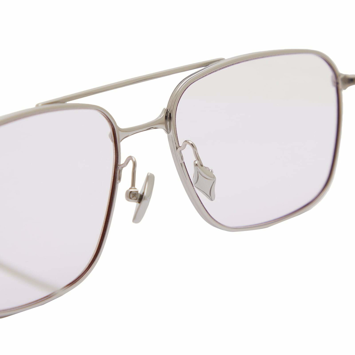 Gentle Monster Met Sunglasses in Silver/Pink Gentle Monster