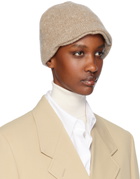 The Row Beige Zeno Beanie