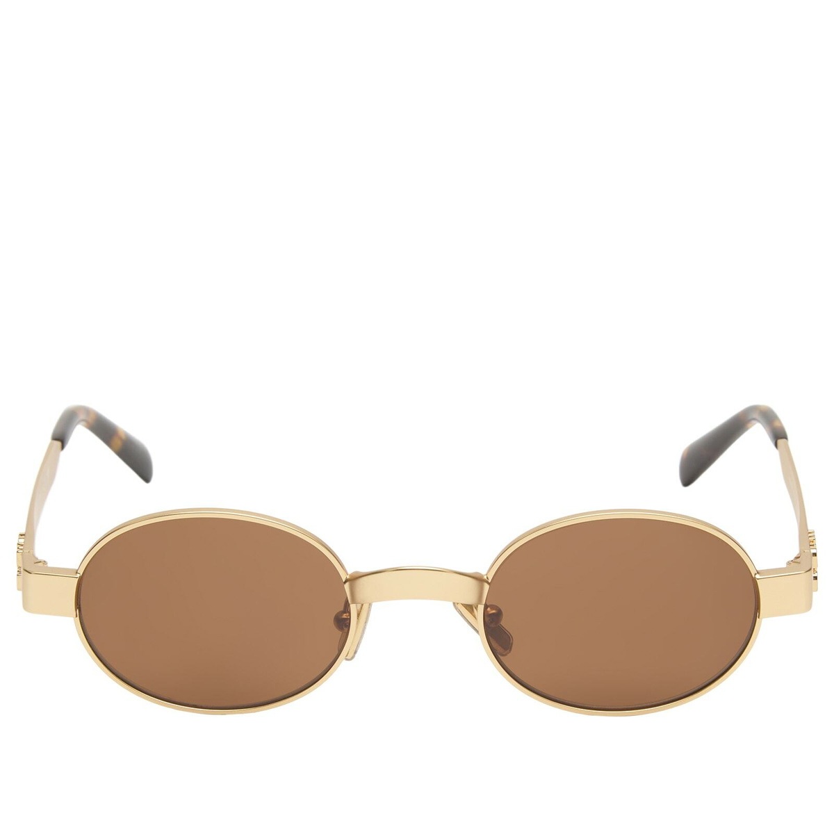 Miu Miu Eyewear B51S Sunglasses in Old Gold/Dark Bronze 