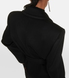 Saint Laurent Double-breasted wool coat