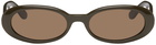 DMY by DMY Khaki Valentina Sunglasses