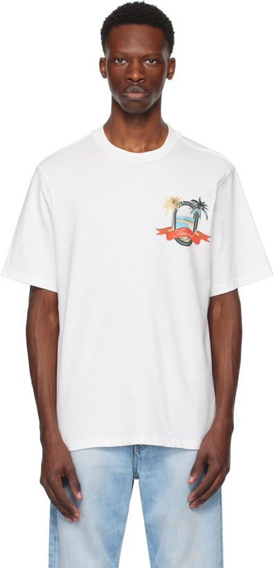 Photo: AMIRI White 'AMIRI Paradise' T-shirt