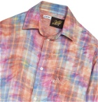 Loewe - Paula’s Ibiza Tie-Dyed Checked Cotton Overshirt - Multi