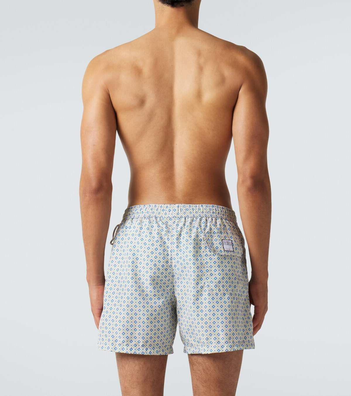 Fedeli Madeira printed swim trunks