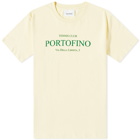 Harmony Men's Portofino Tennis Club T-Shirt in Yellow