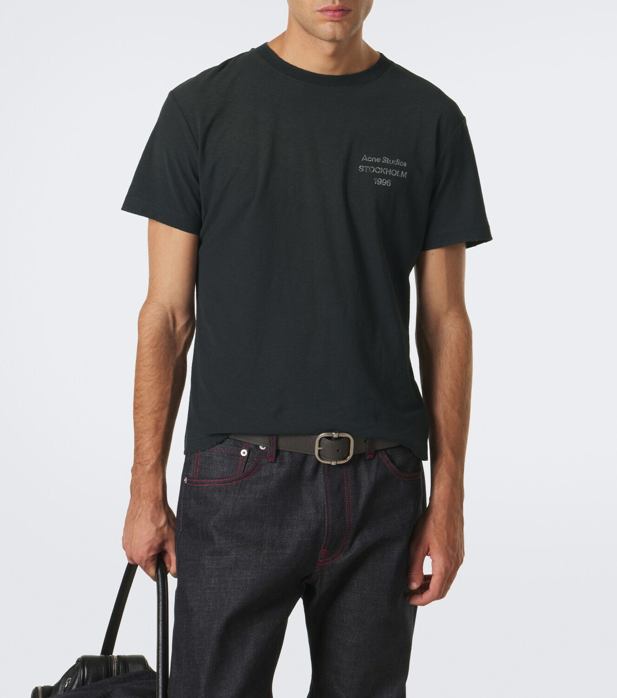 Acne Studios Logo cotton-blend jersey T-shirt