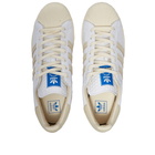 Adidas Men's Superstar Sneakers in Cream White/Bluebird