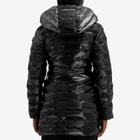 Rains Women's Lohja Long Curve Puffer Jacket in Night