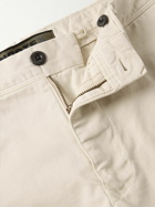 Incotex - Slim-Fit Stretch-Cotton Twill Bermuda Shorts - Neutrals