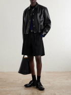 Jil Sander - Leather Jacket - Black