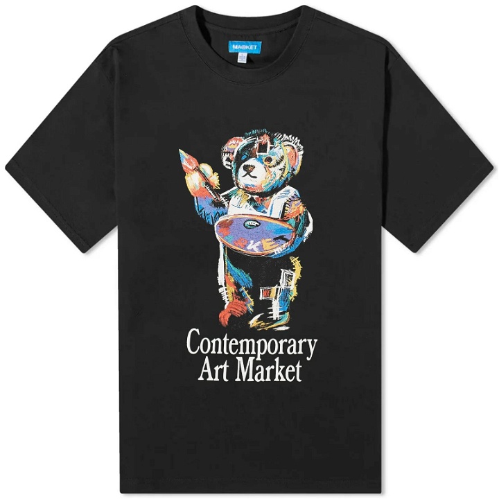 Photo: MARKET Men's Art Bear T-Shirt in Black