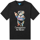 MARKET Men's Art Bear T-Shirt in Black