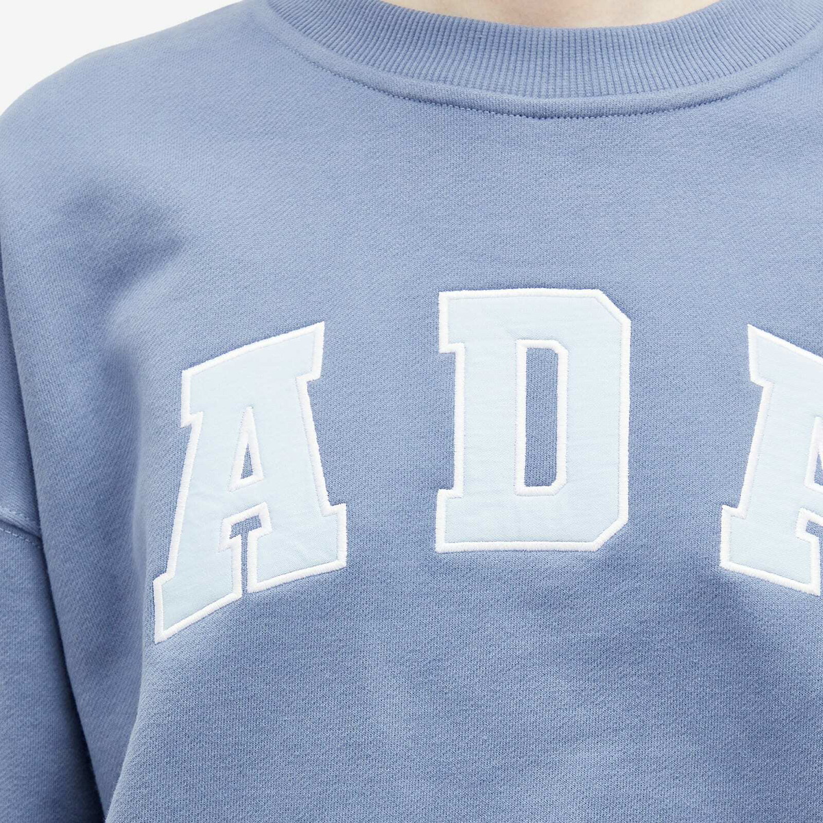 Adanola Women's Oversized Sweatshirt in Vintage Blue/Powder Blue