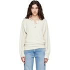 Calvin Klein Collection Off-White Helga Polo