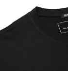 Balmain - Logo-Appliquéd Cotton-Jersey T-Shirt - Black