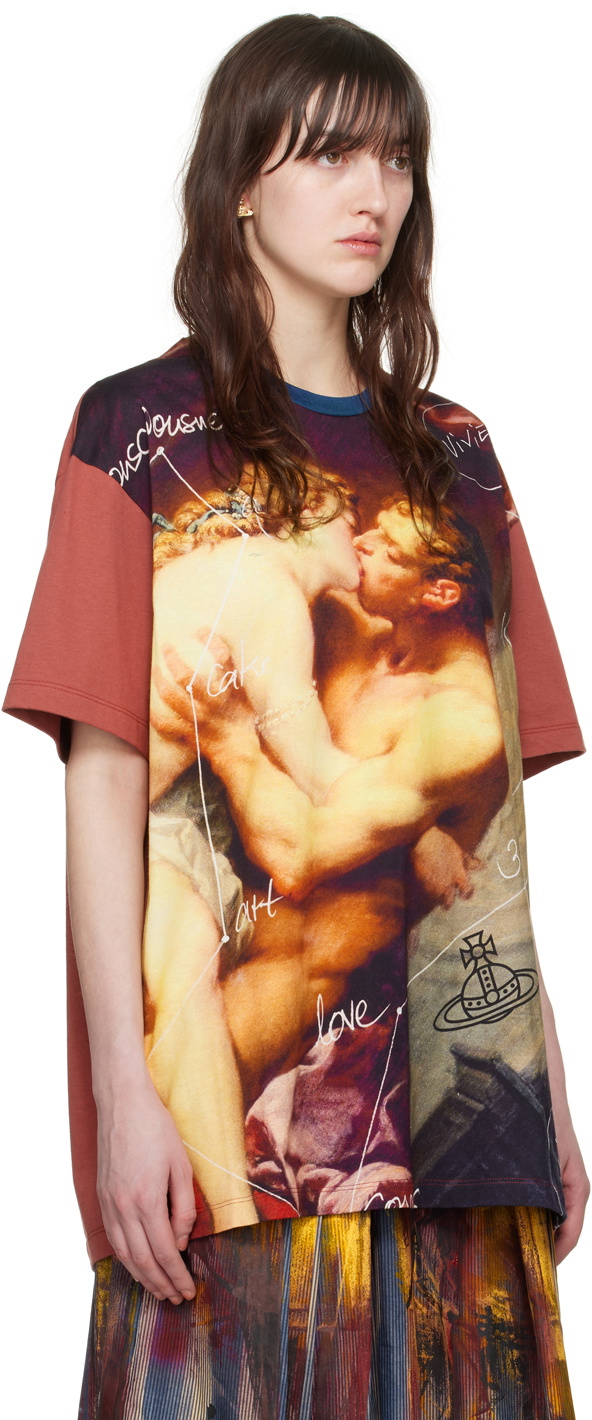 【国産】 Vivienne Westwood Westwood Vivienne T-Shirt Kiss Multicolor トップス