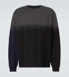Sacai Dyed cotton sweatshirt
