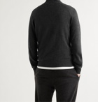 DEREK ROSE - Finley 2 Cashmere Half-Zip Sweater - Gray