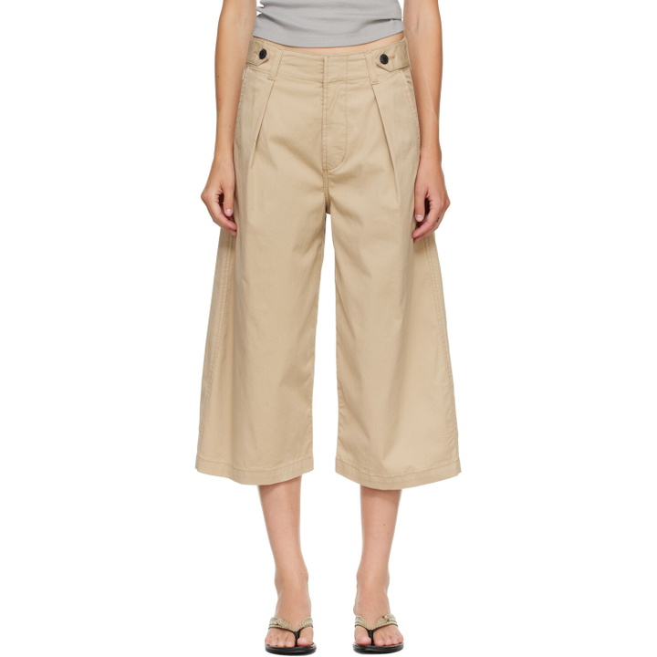 Photo: Citizens of Humanity Beige Cocoon Culotte Trousers