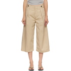 Citizens of Humanity Beige Cocoon Culotte Trousers