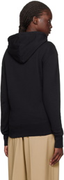 Maison Kitsuné Black Chillax Fox Patch Hoodie