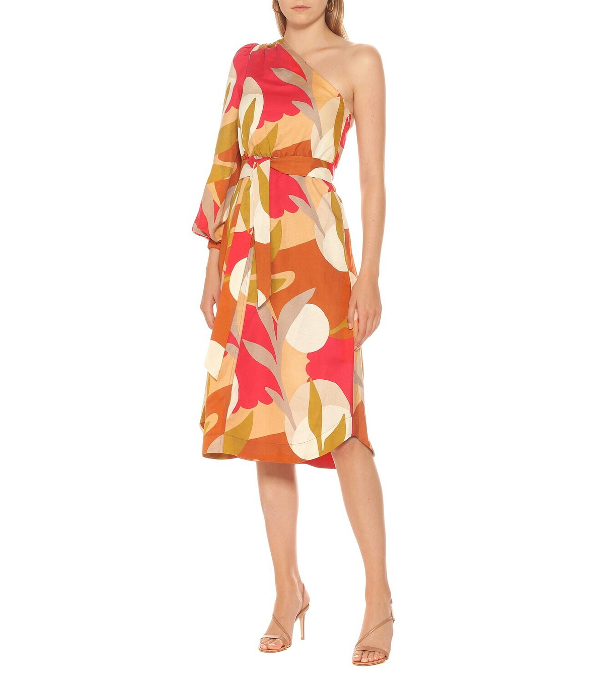 knee length dresses for ladies Sipping On Sangria Midi Dress main image 0