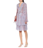 See By Chloe - Printed cotton and silk midi skirt