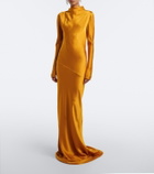 Tove Gio silk satin gown