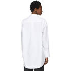 JW Anderson White Oversized Oscar Wilde Tape Shirt