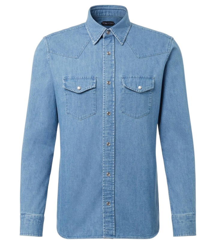 Photo: Tom Ford Denim shirt