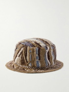 KAPITAL - 7G Jacquard-Knit Bucket Hat