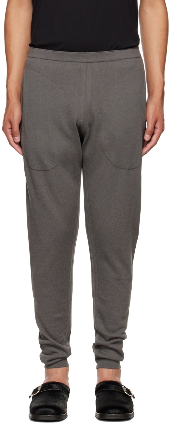 Label Under Construction Gray Perforated Lounge Pants
