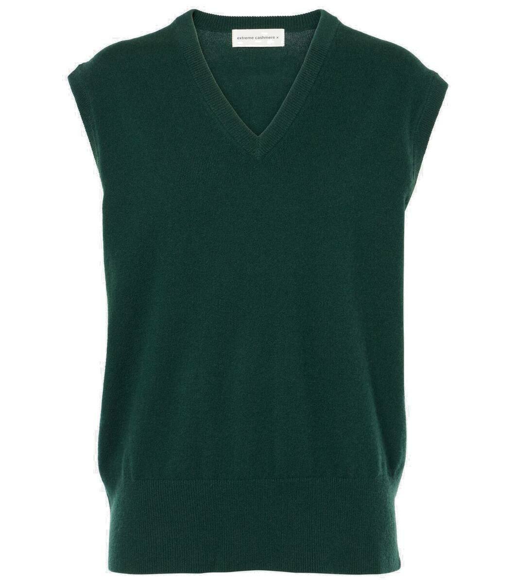 Extreme Cashmere N°243 Spencer cashmere-blend sweater vest extreme