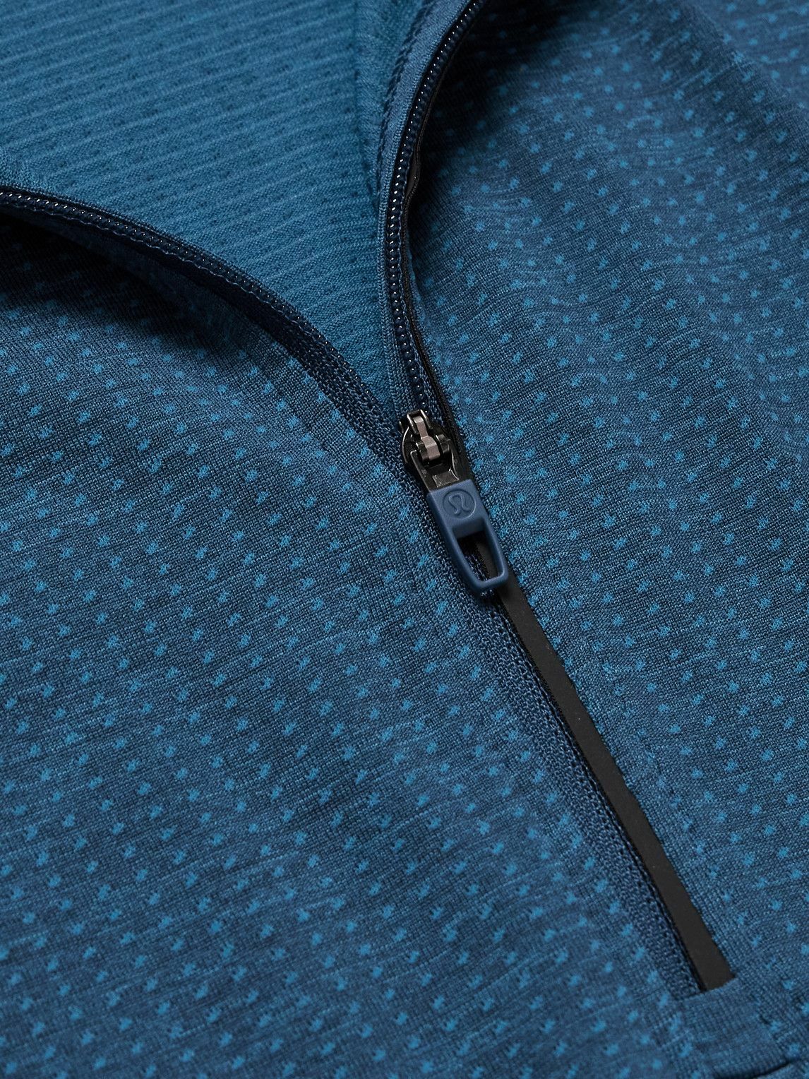 Lululemon - Metal Vent Tech Slim-Fit Stretch-Jersey Half-Zip Top - Blue