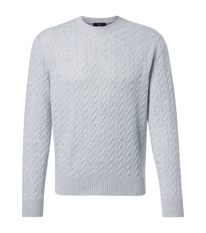 Photo: Dunhill Cable-knit cashmere and linen sweater