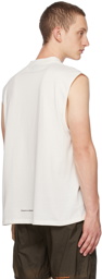 UNNA White Flex Tank Top