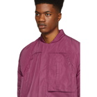 Spencer Badu Purple Moto Jacket