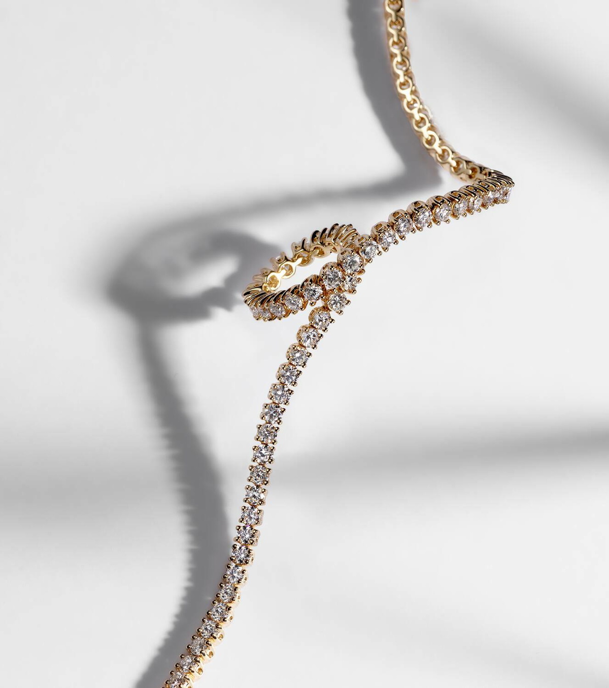 Anita Ko Hepburn 18kt gold tennis bracelet with diamonds