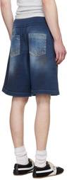 Dsquared2 Indigo Knit Shorts