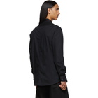 Dries Van Noten Black Curl Shirt