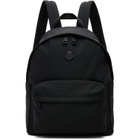 Moncler Black New Pierrick Metal Logo Backpack