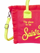 MC2 Saint Barth Fluo Pink Terry Embossed Colette Sponge Handbag