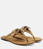 Isabel Marant Elato suede thong sandals