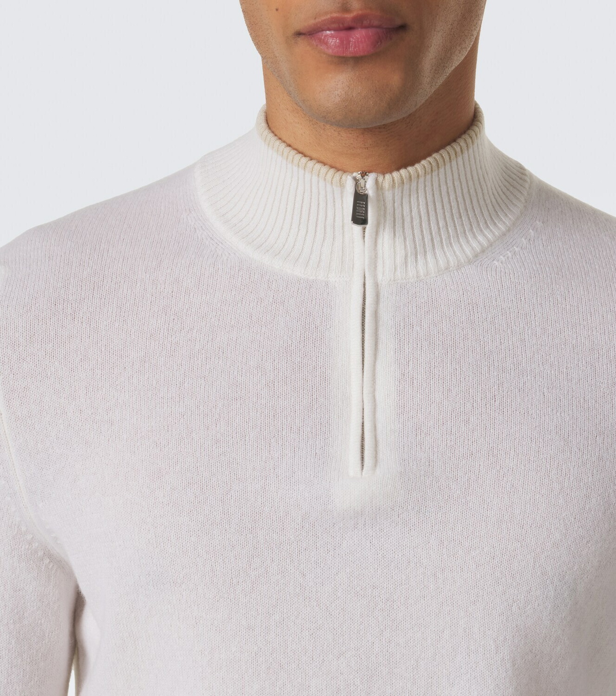 Fedeli Cashmere half-zip sweater