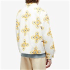 Bode Men's Embroidered Buttercup Jacket in White