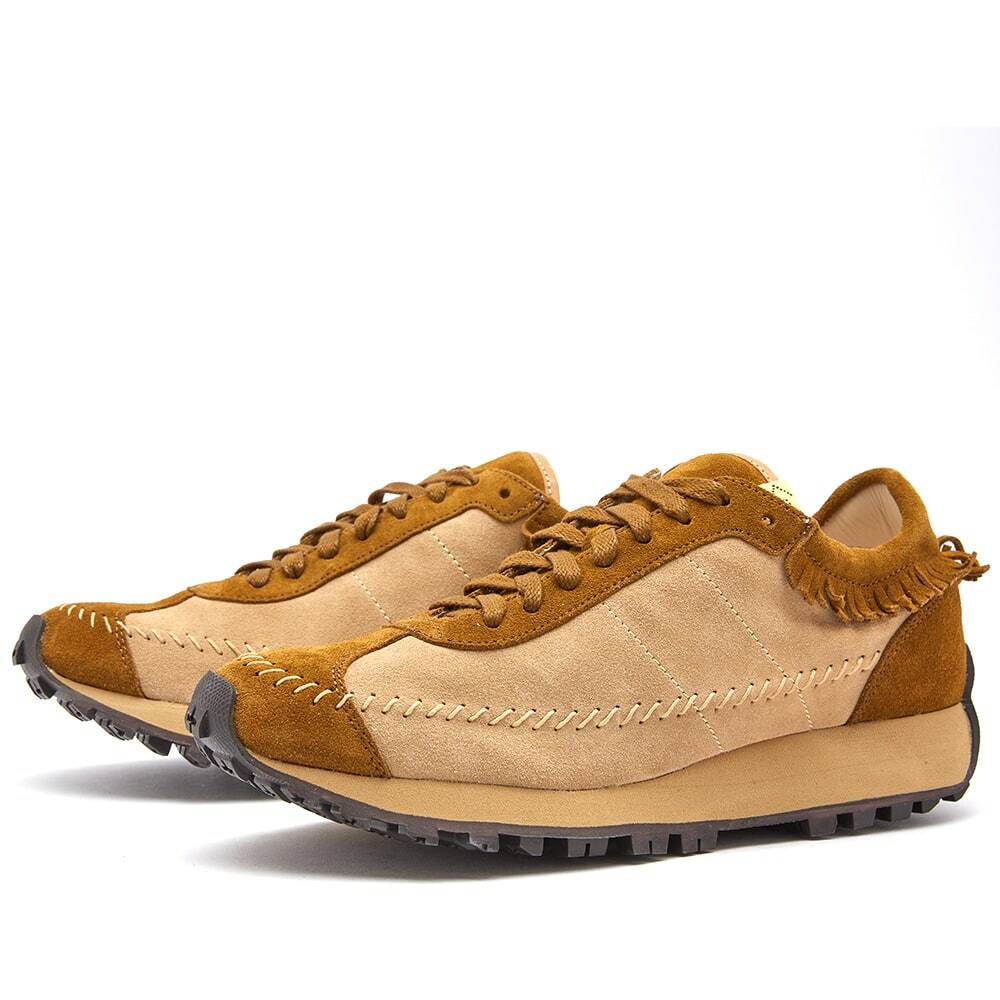 Visvim Men's Walpi Runner Sneakers in Beige Visvim