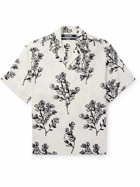 Jacquemus - Jean Camp-Collar Floral-Print Linen-Gauze Shirt - White