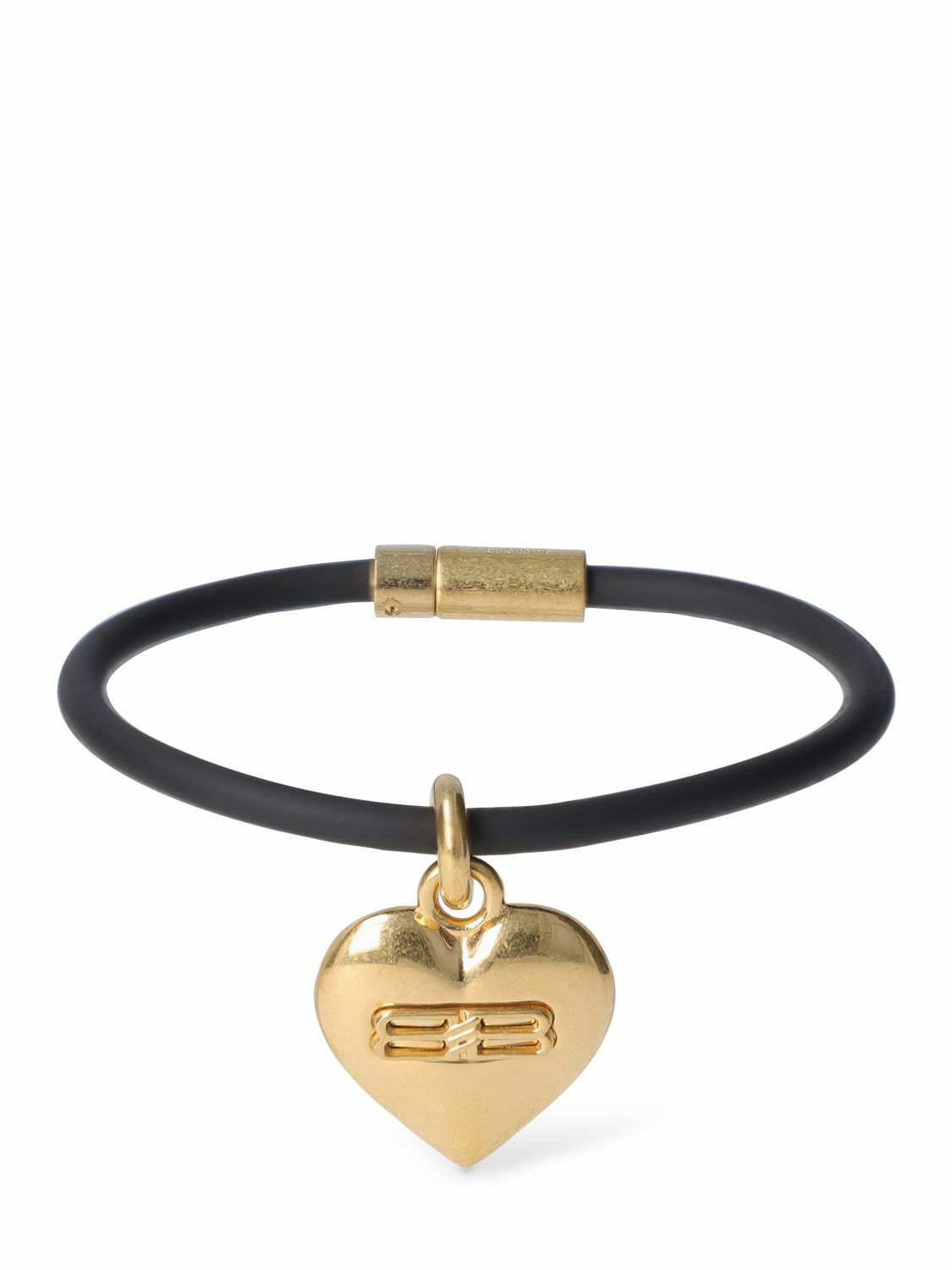BALENCIAGA - Bb Icon Heart Brass Bracelet Balenciaga