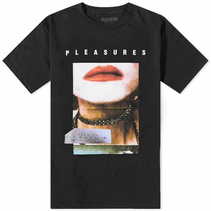Photo: Pleasures Men's Poor Connection T-Shirt in Black